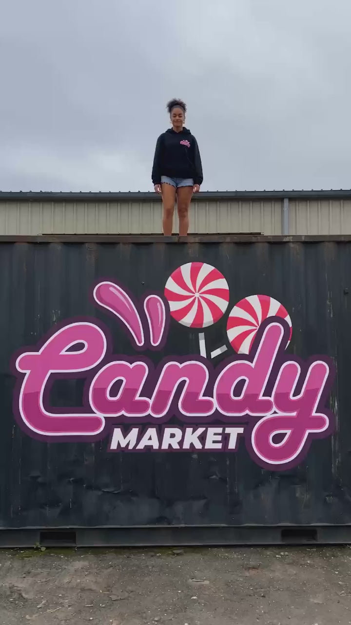 Campagne video Candy Market generee avec l IA