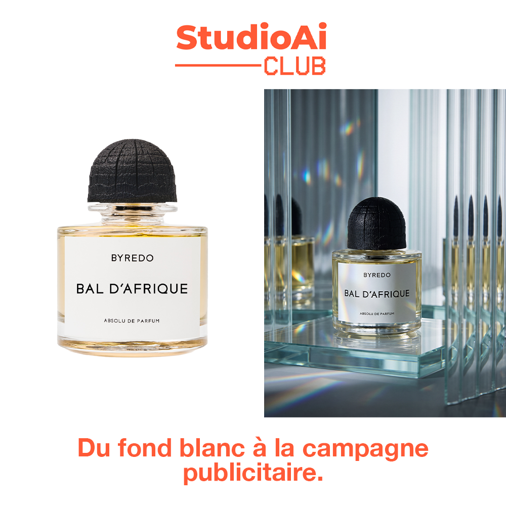 Du fond blanc a la campagne publicitaire